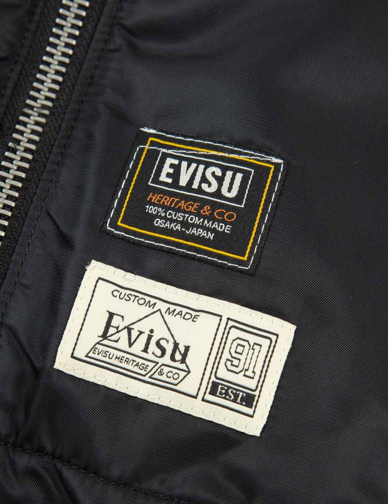 GODHEAD BADGE AND MOTTO EMBROIDERY PARKA 9