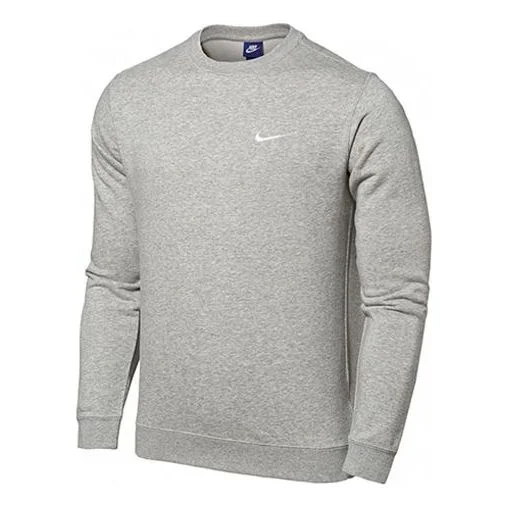 Nike Club FT french terry Round Neck Pullover Gray AA3178-063 - 1