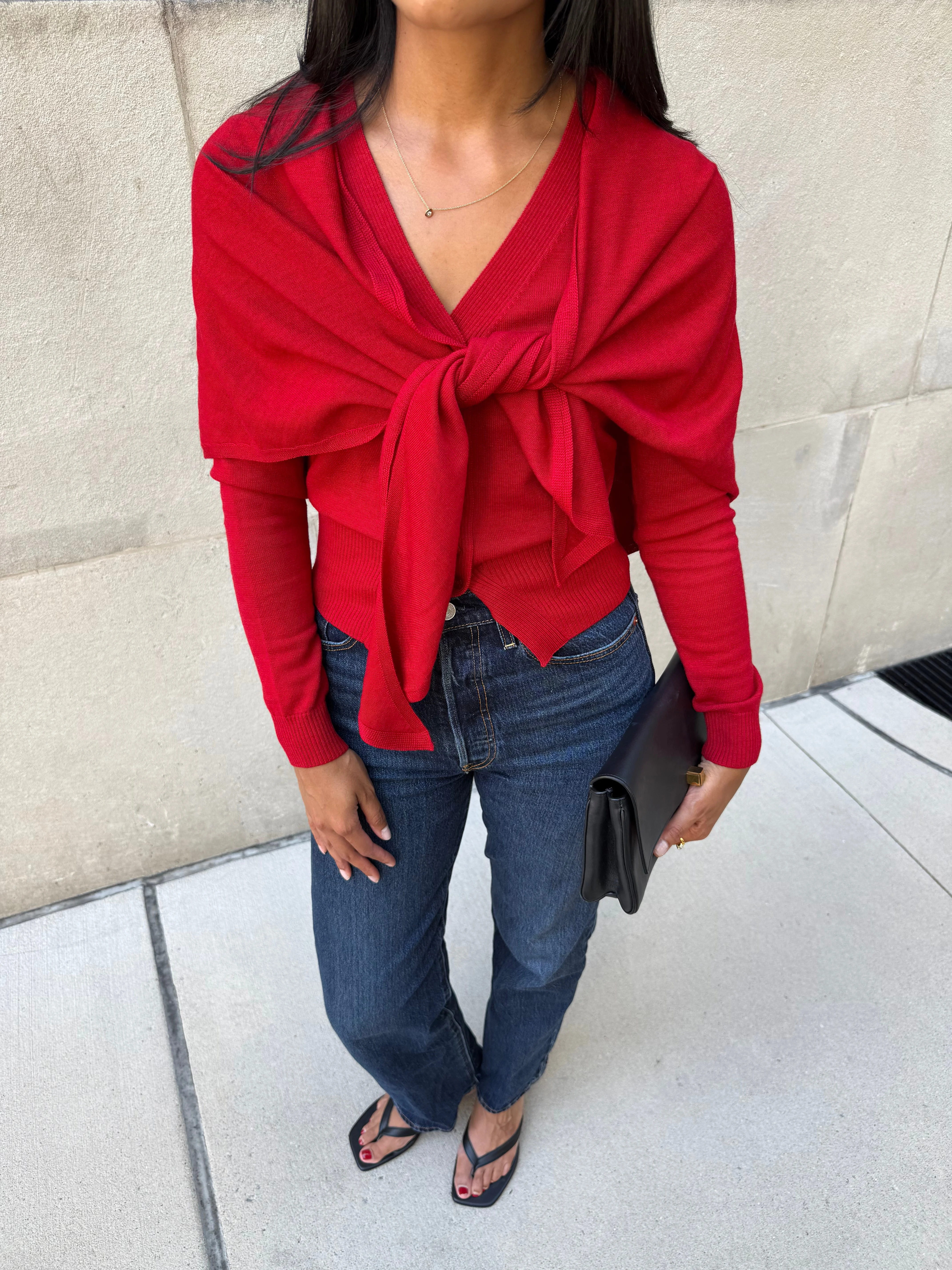 The Amal Cardigan - Red - 1