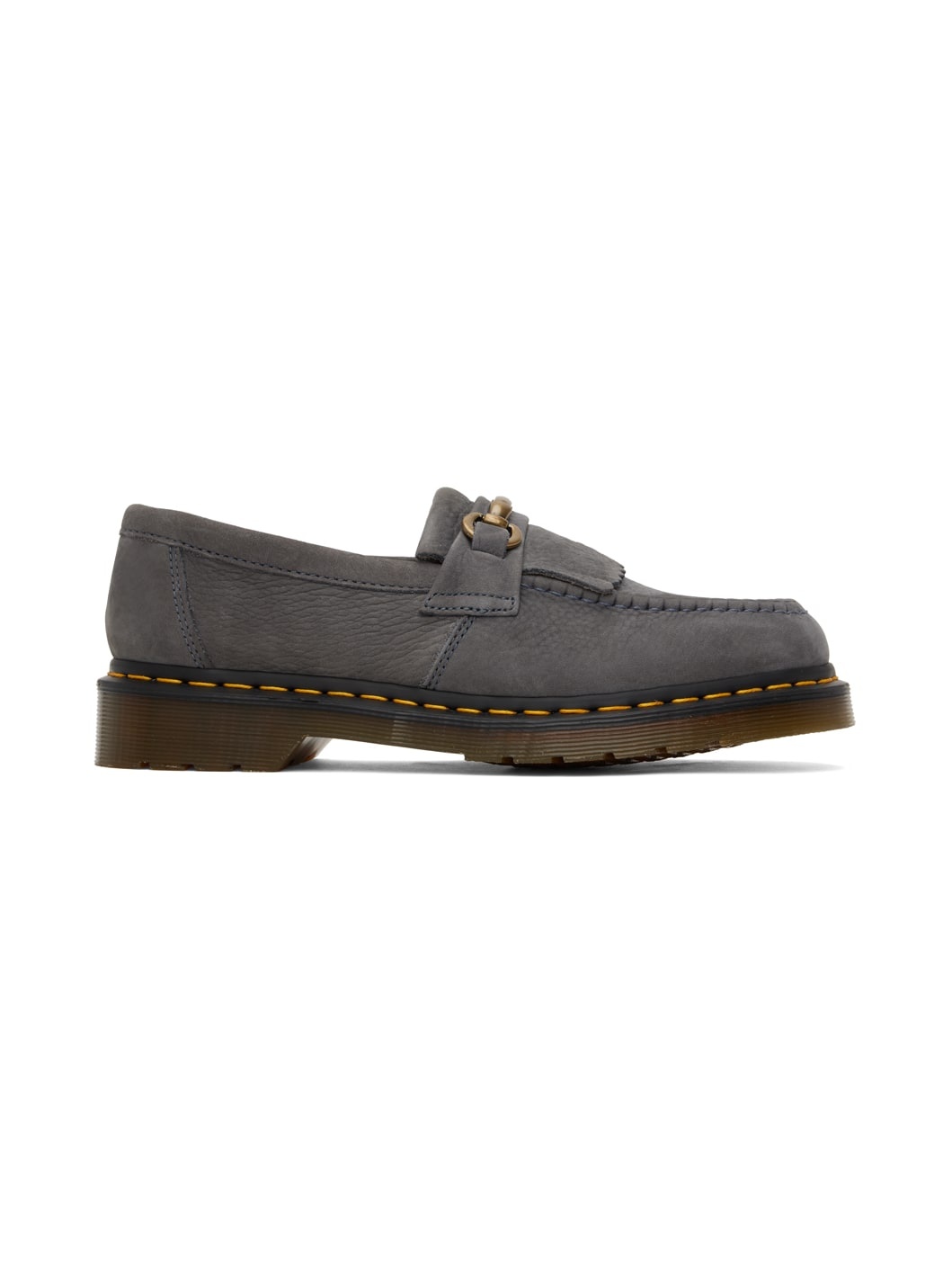 Gray Adrian Snaffle Loafers - 1