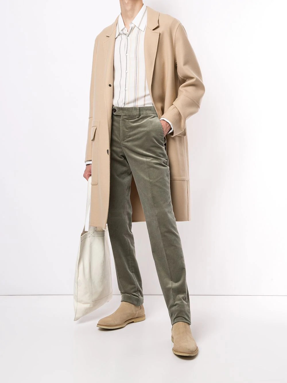 corduroy tailored trousers - 2