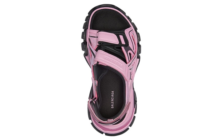 (WMNS) Balenciaga Track Sandal 'Neon Pink Black' 617543W2FH15010 - 5