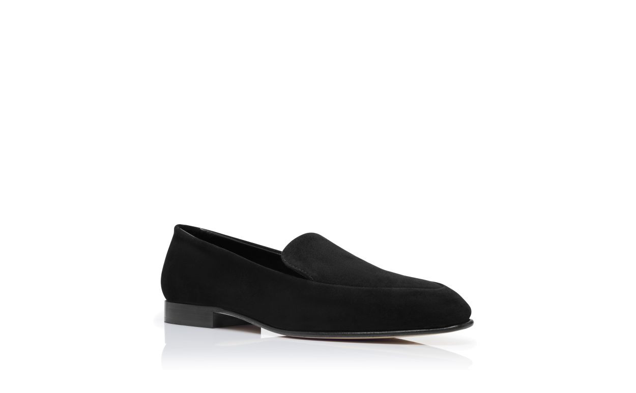 Black Suede Loafers - 3