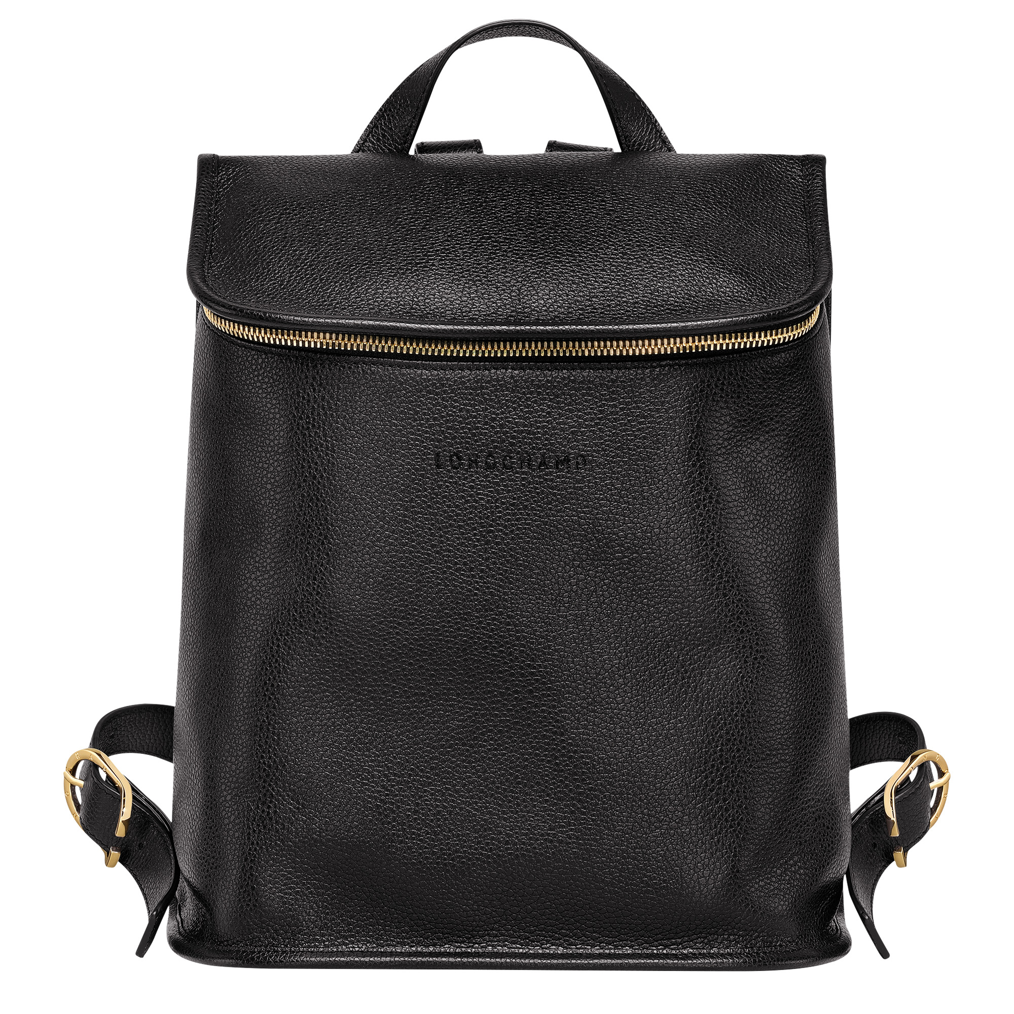 Le Foulonné Backpack Black - Leather - 1