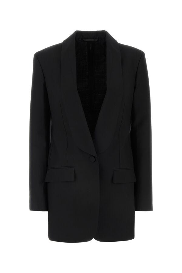ジャケット GIVENCHY BLACK STRETCH WOOL BLEND BLAZER Givenchy Givenchy Women Black Stretch Wool Blend Blazer