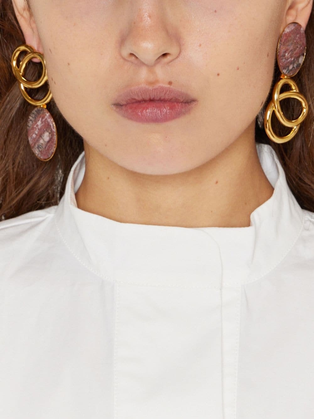 Sonia stone-detailing earrings - 4