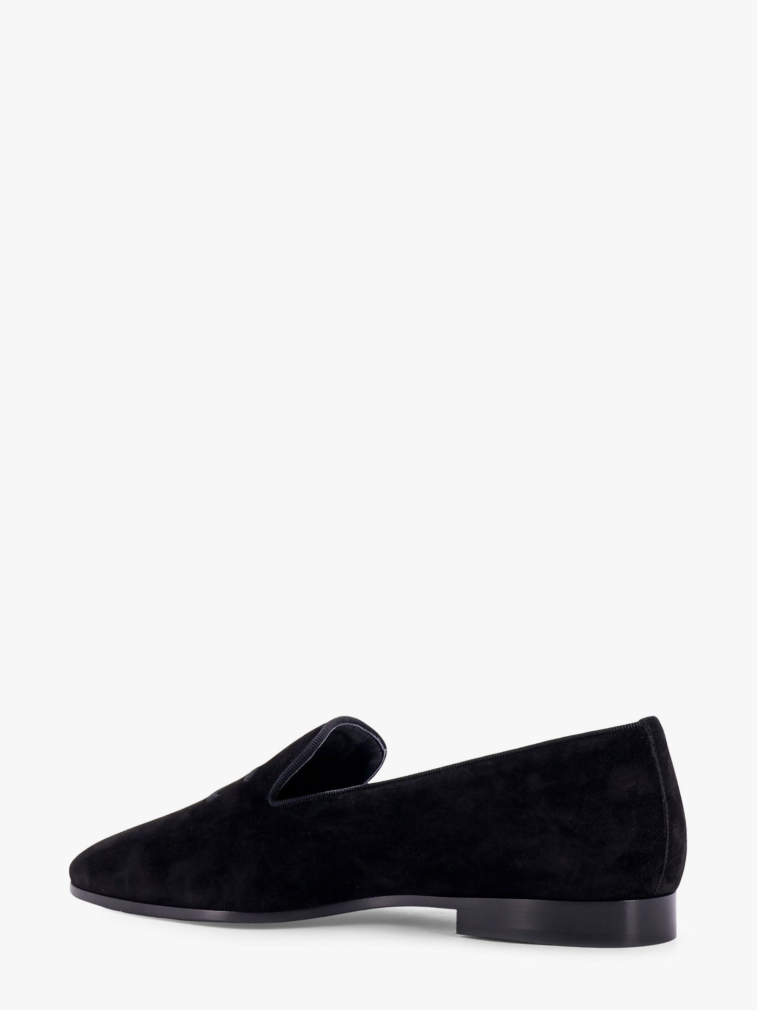 Celine Velvet Loafer With Embroidered Triomphe Logo - 3