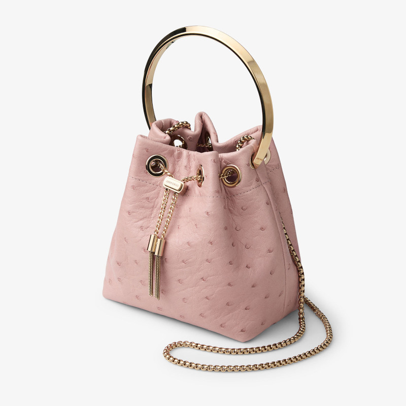 JIMMY CHOO Bon Bon
Rose Ostrich Leather Bag outlook