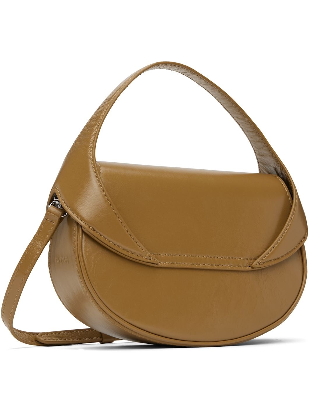 Brown Hari Creased Leather Bag - 3
