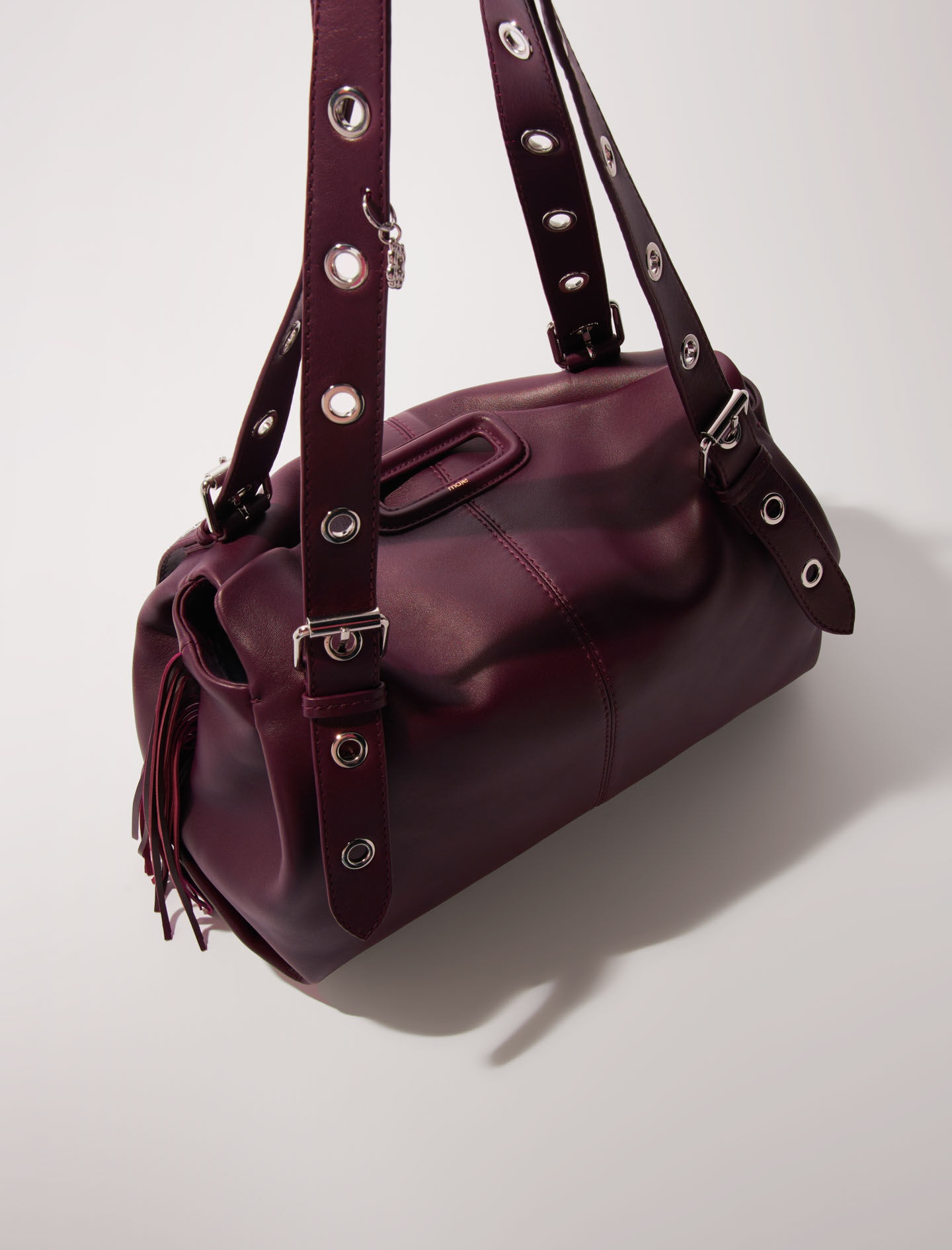 maje Plain leather Miss M XL bag | REVERSIBLE