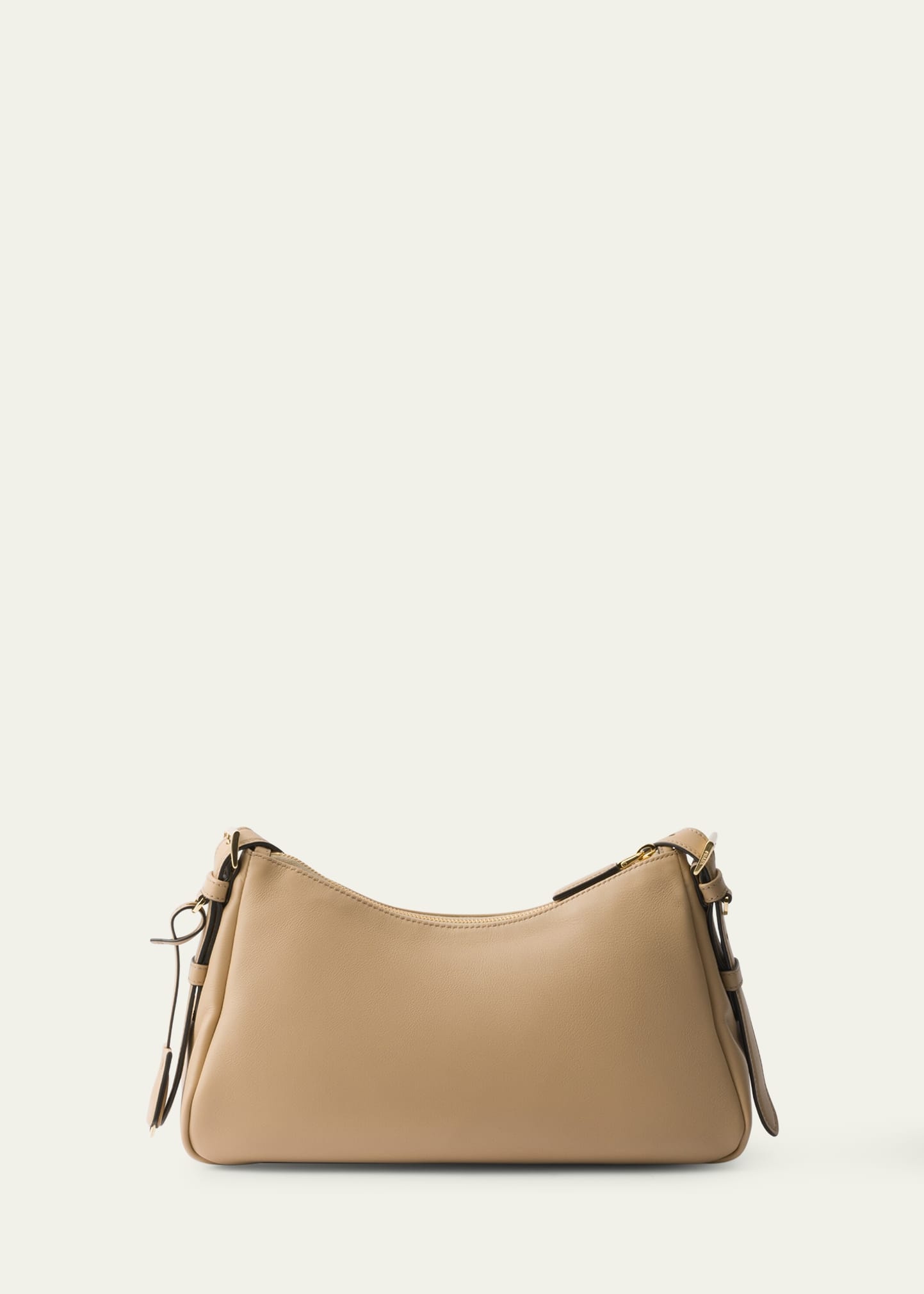 Medium Aimee Zip Leather Shoulder Bag - 3