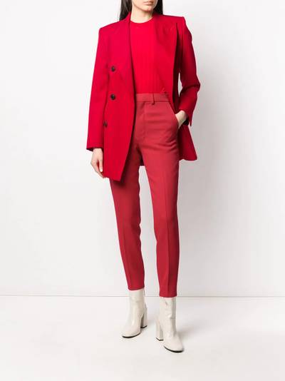 AMI Paris slim-fit tailored trousers outlook