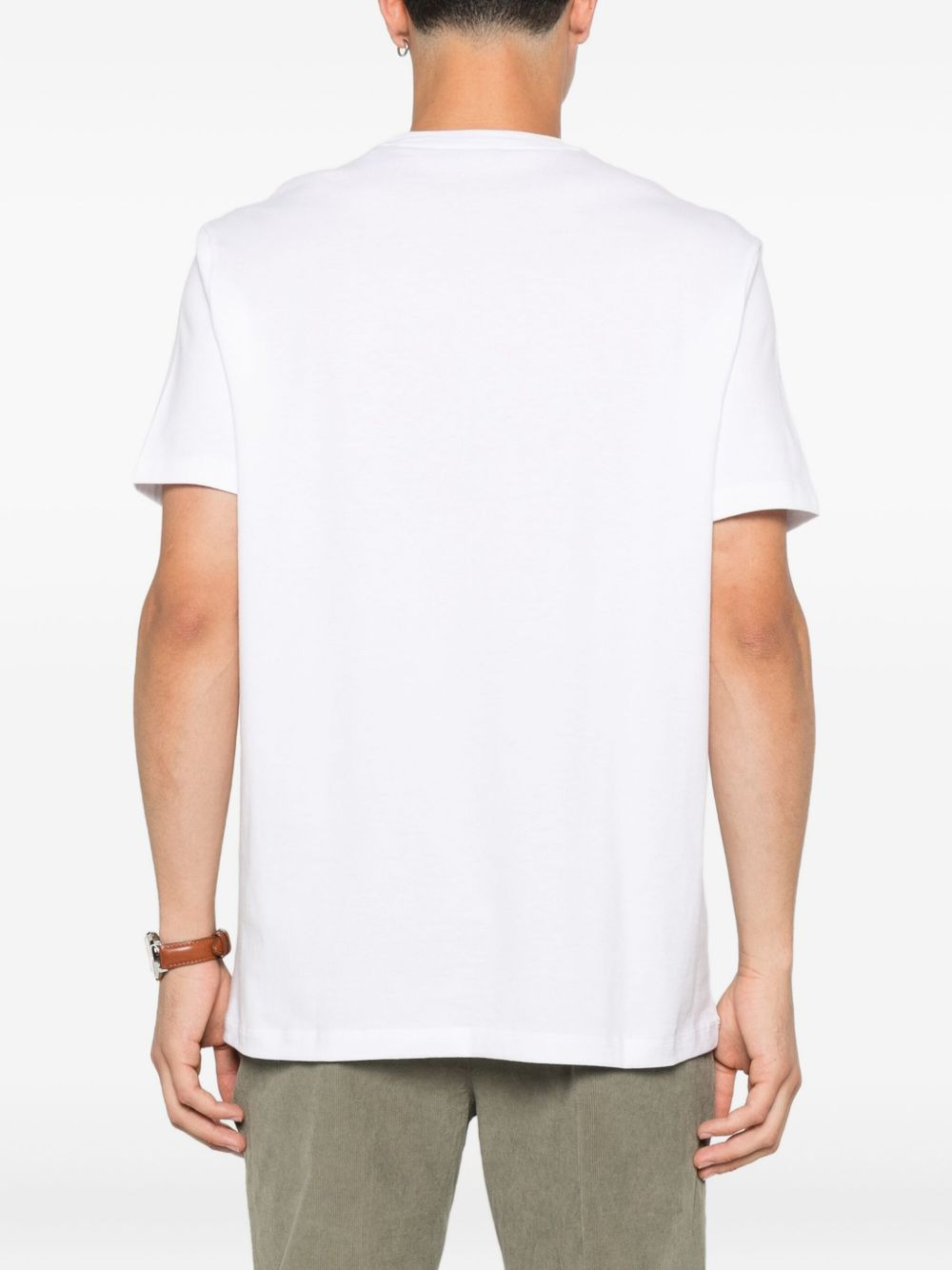 logo-print cotton T-shirt - 3