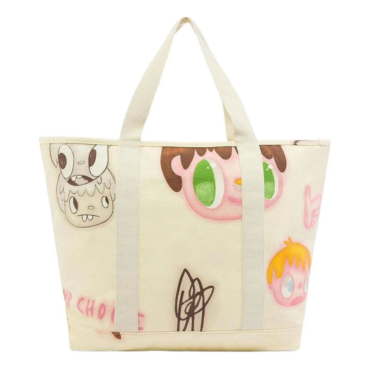 Vans x Javier Calleja Tote Bag 'White Multi-Color' VN0A5KFV3KS - 1