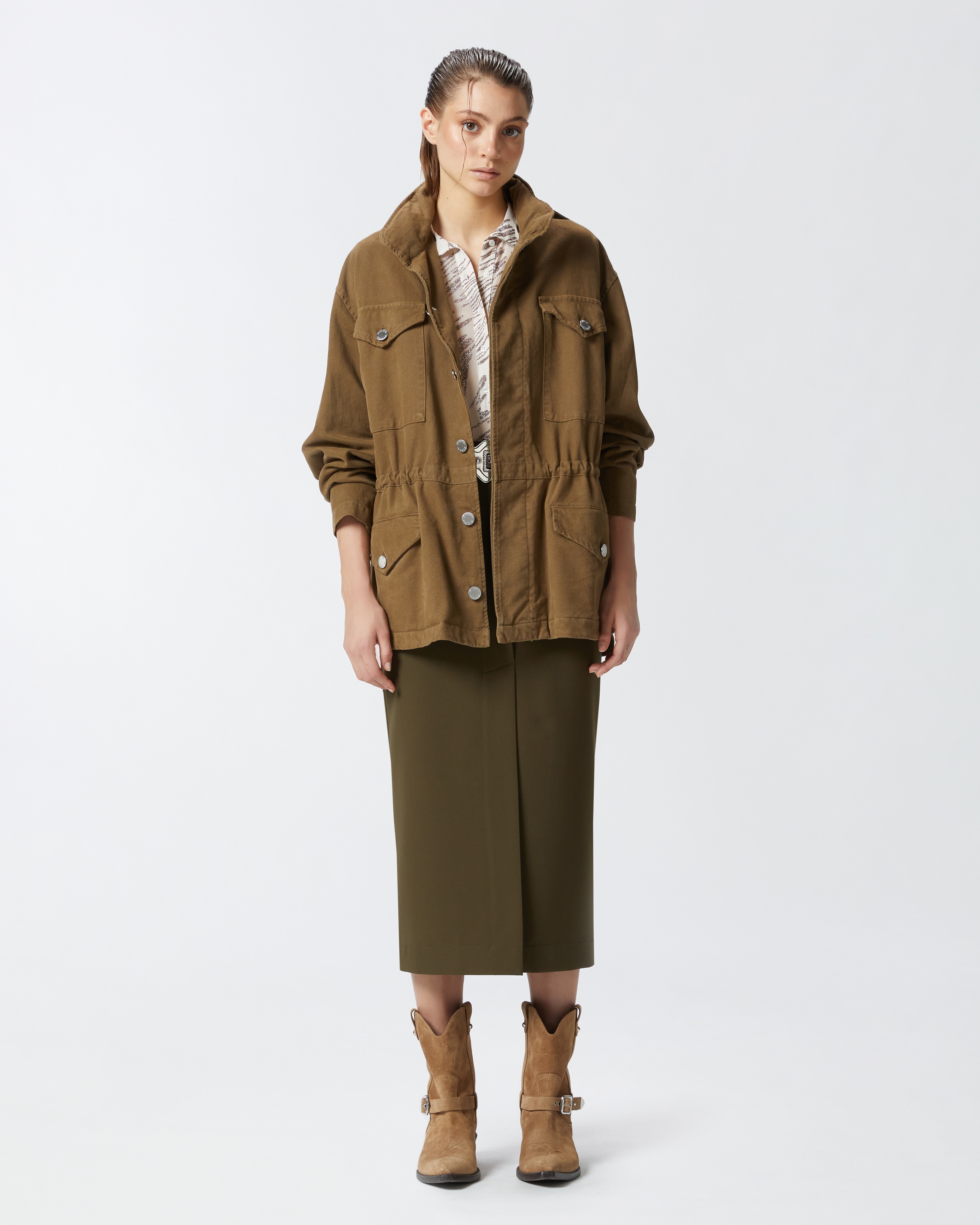 UTILITY-STYLE COTTON SHACKET - 3