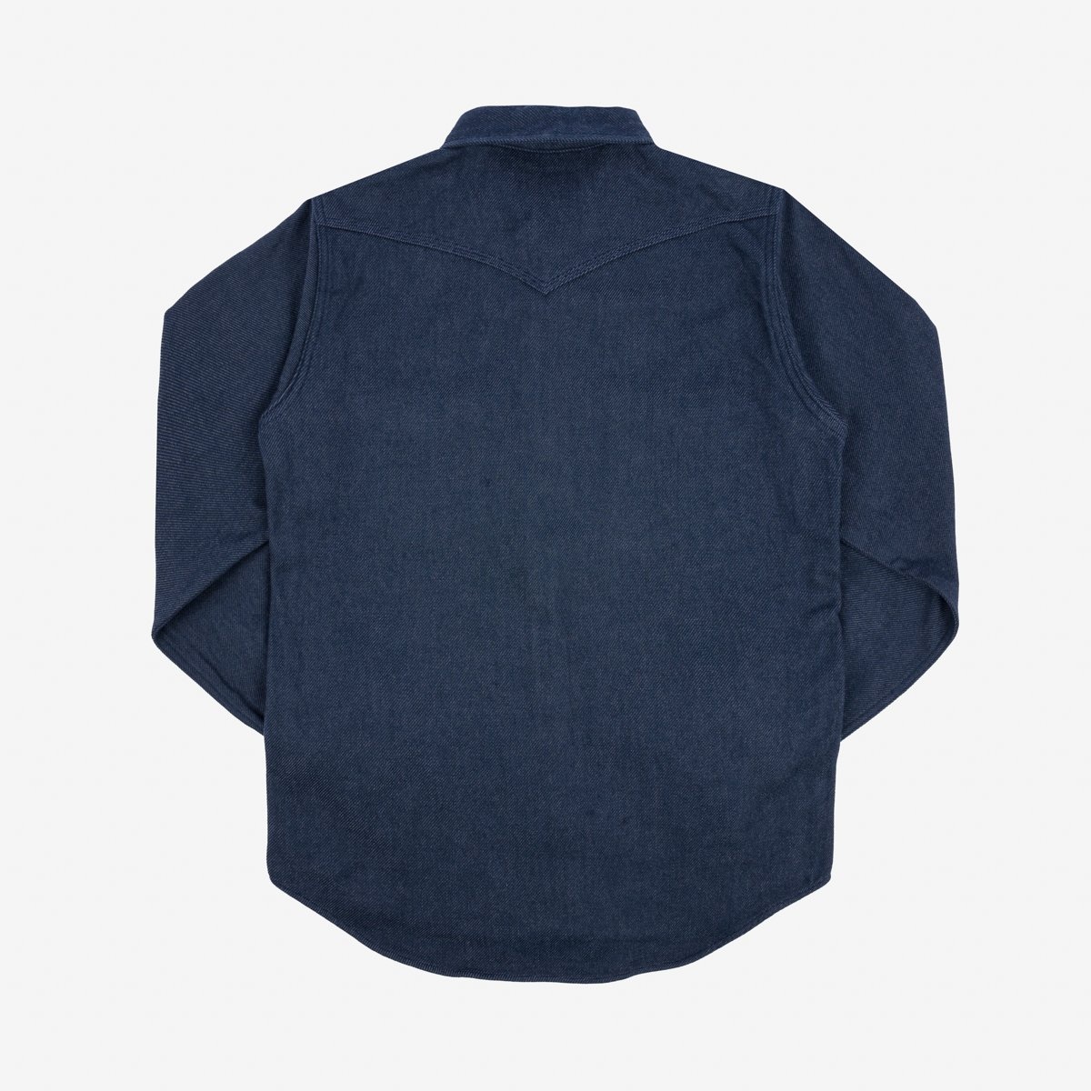 IHSH-BRUND-NAV 12oz Ultra Heavy Flannel Western Shirt - Navy - 5