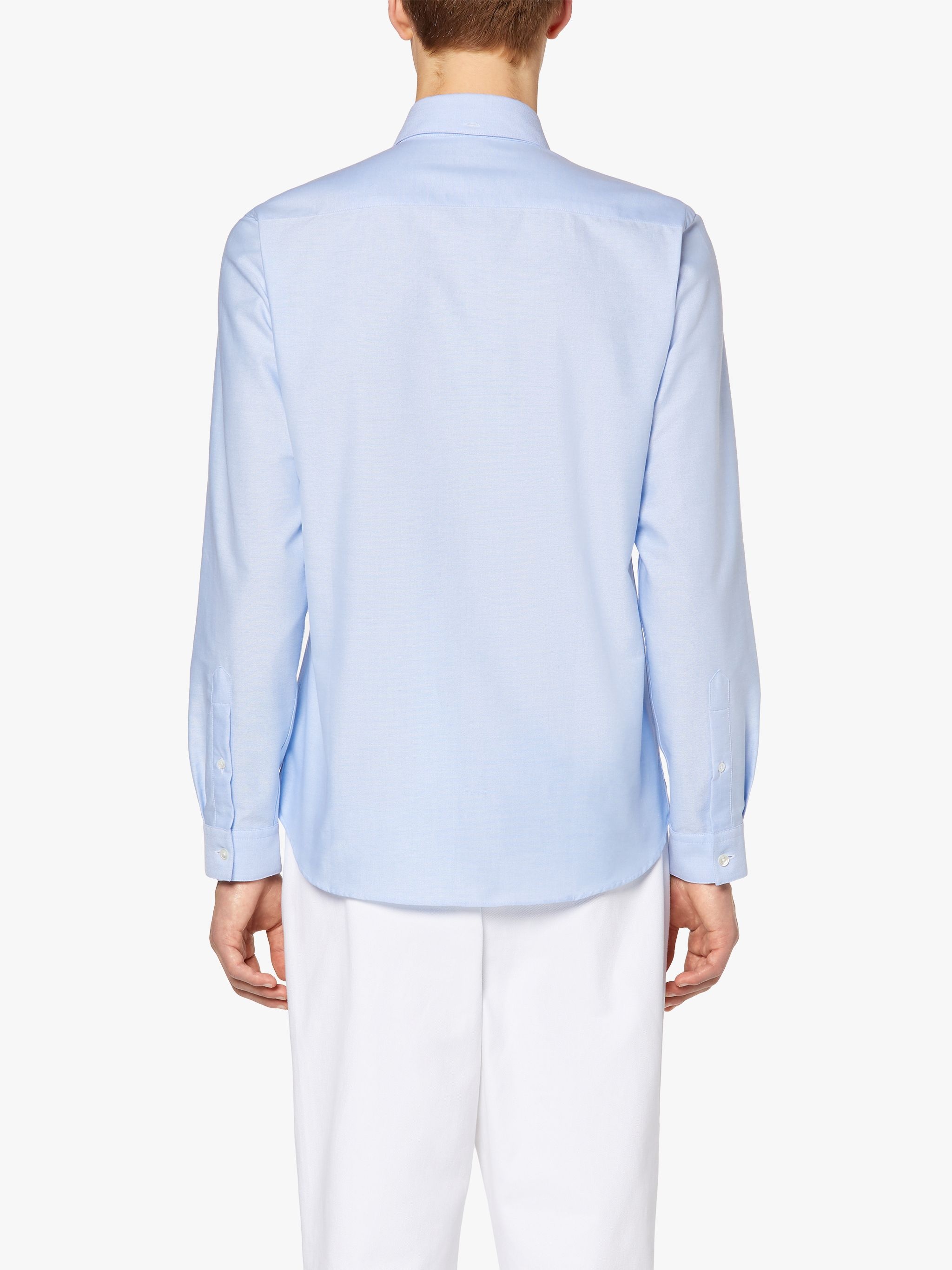 BLOOMSBURY BLUE COTTON OXFORD SHIRT | GSC-103 - 4