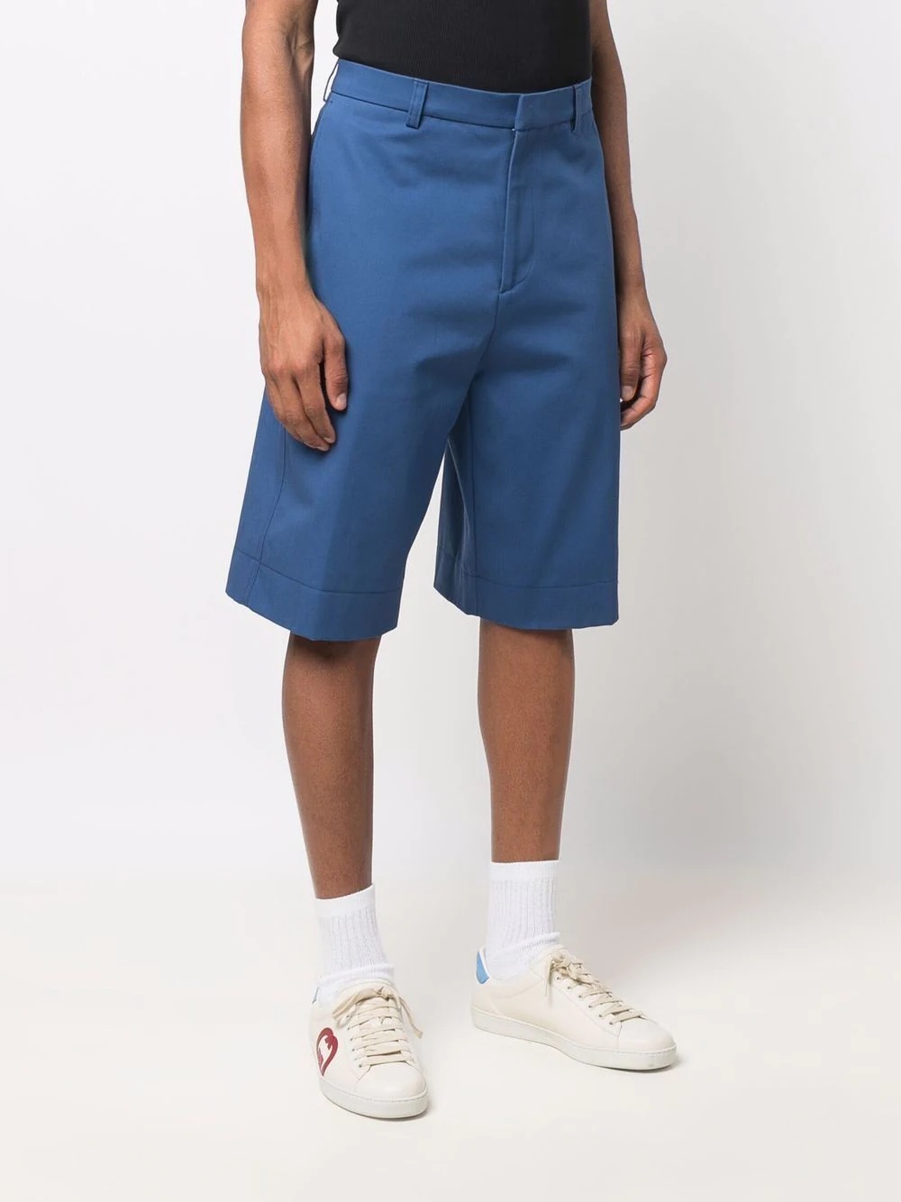 straight-leg chino shorts - 3