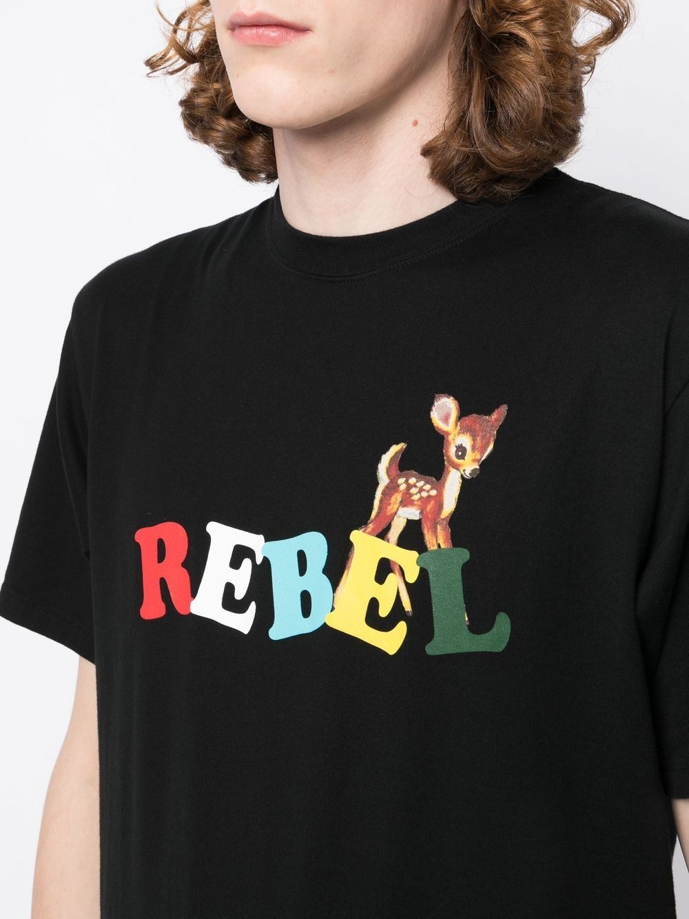 cartoon-print cotton T-shirt - 5
