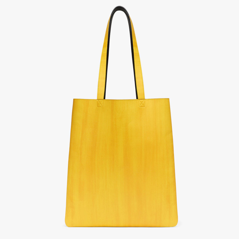 Yellow leather bag 3