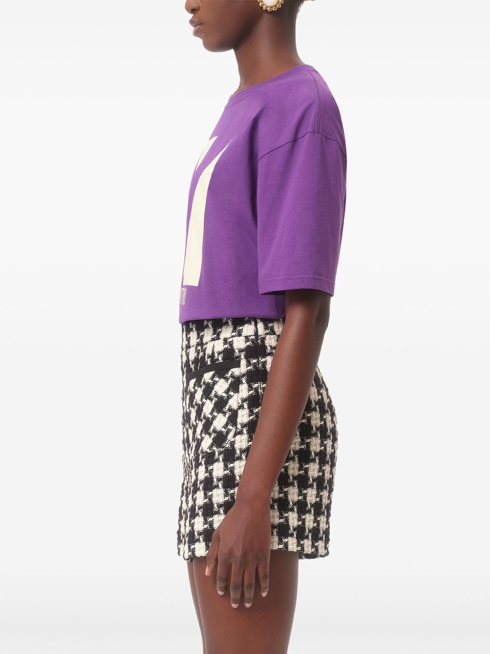 Chez-print T-shirt - 5