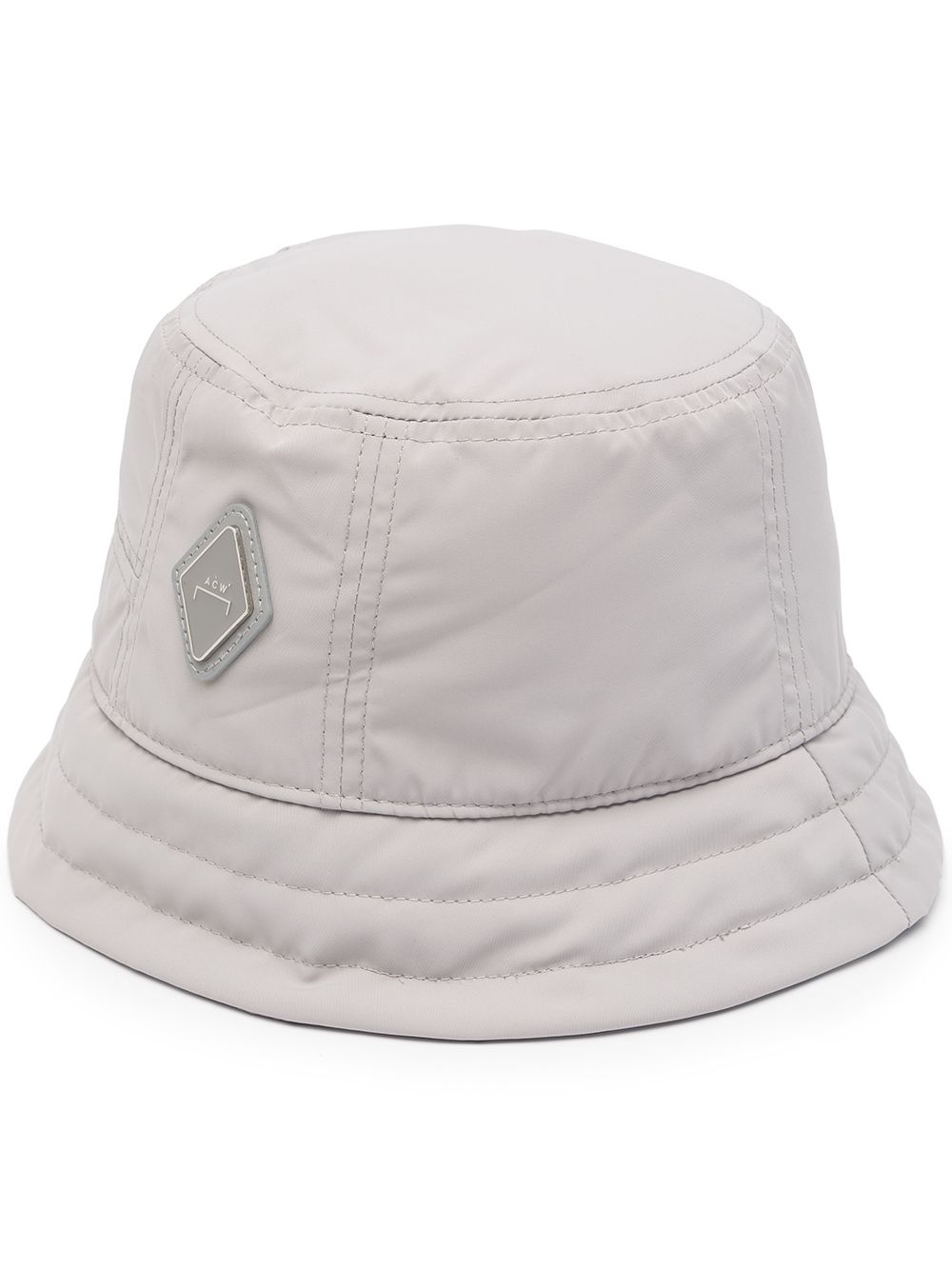 logo patch bucket hat - 1