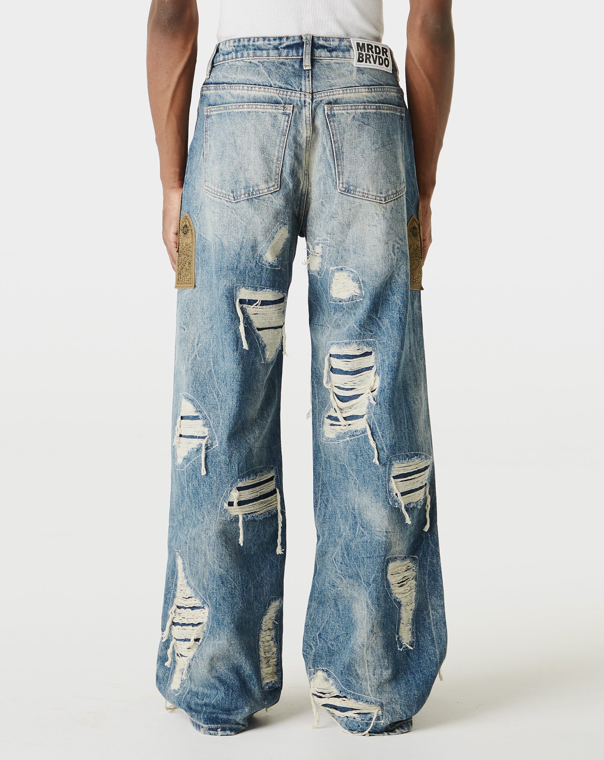 Side Patch Relaxation Denim - 7