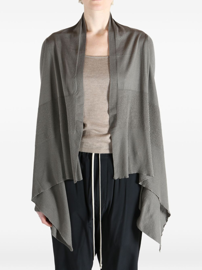 Rick Owens long-sleeve open-front cardigan outlook