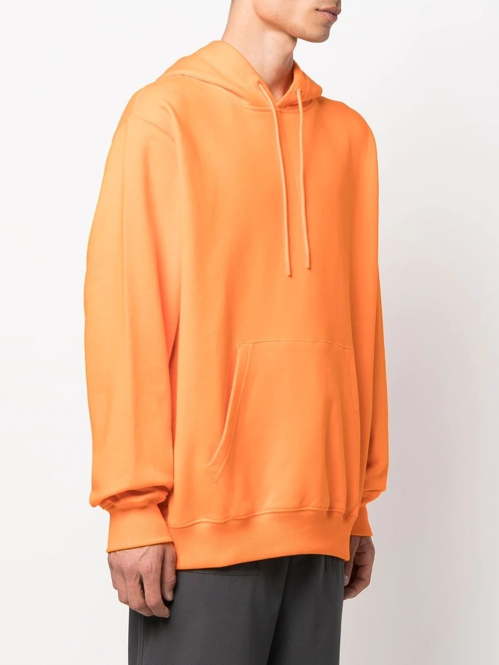 drawstring-fastening logo-print hoodie - 4