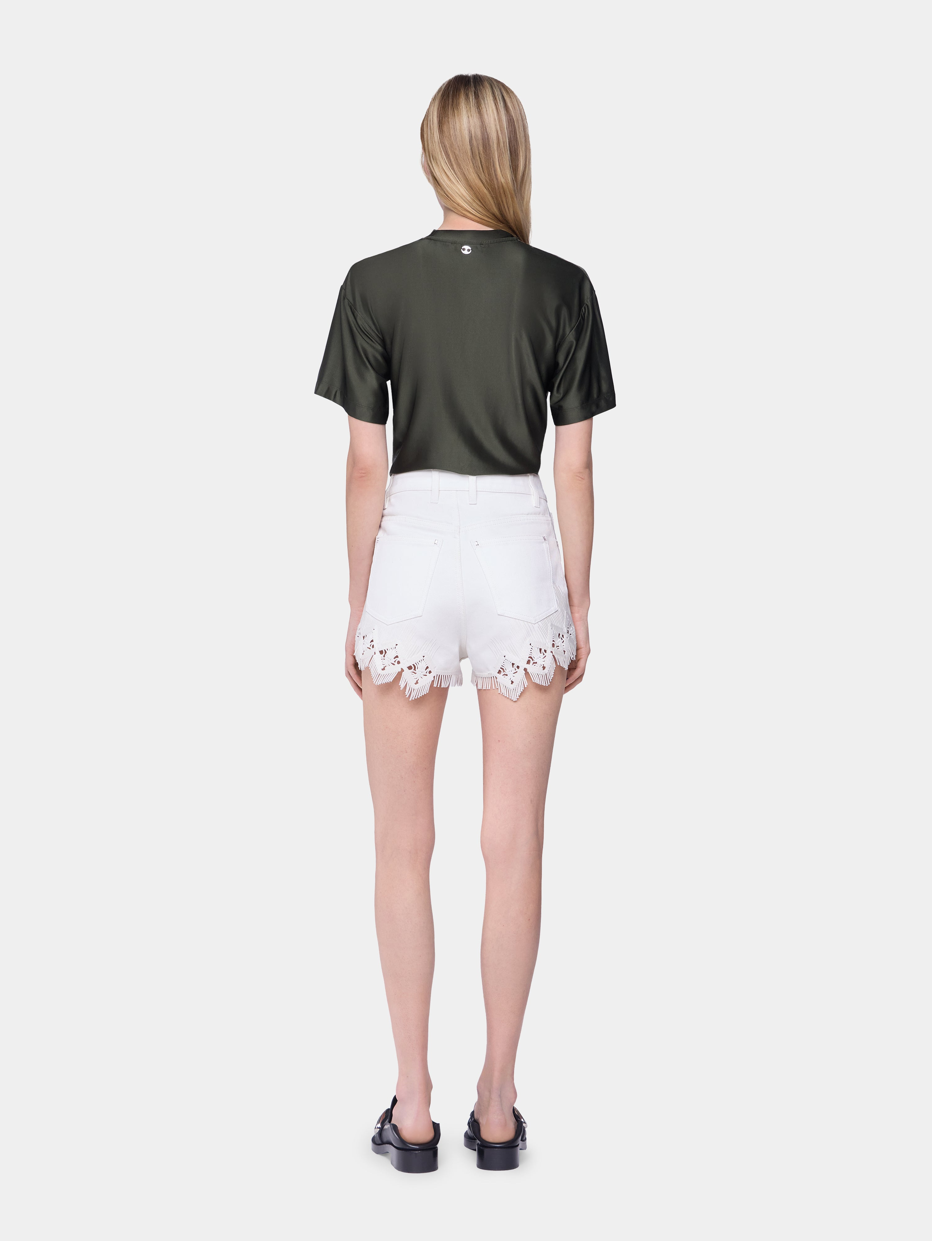 CROPPED T-SHIRT IN JERSEY - 3