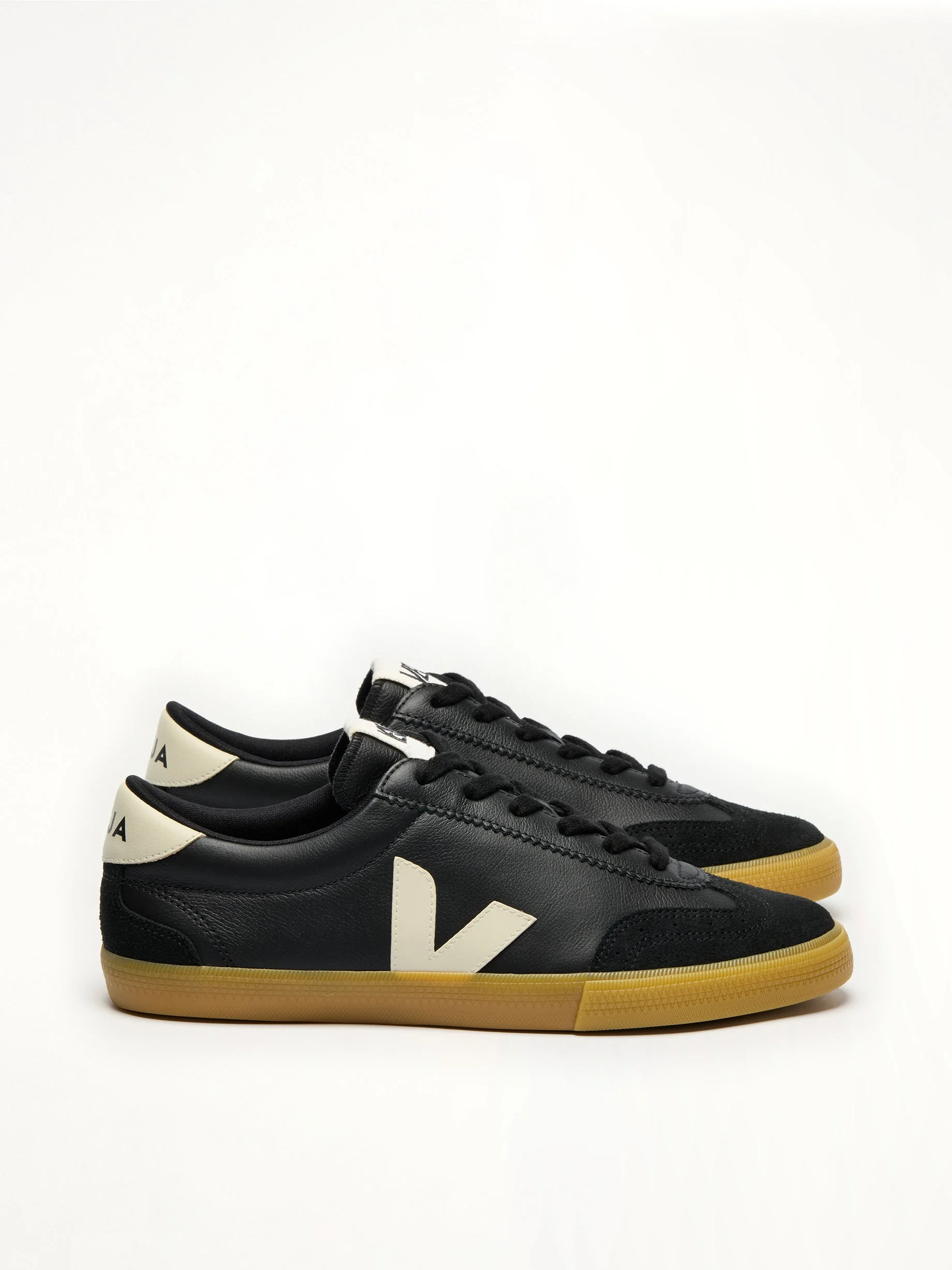Volley Sneaker in Black/Pierre - 1