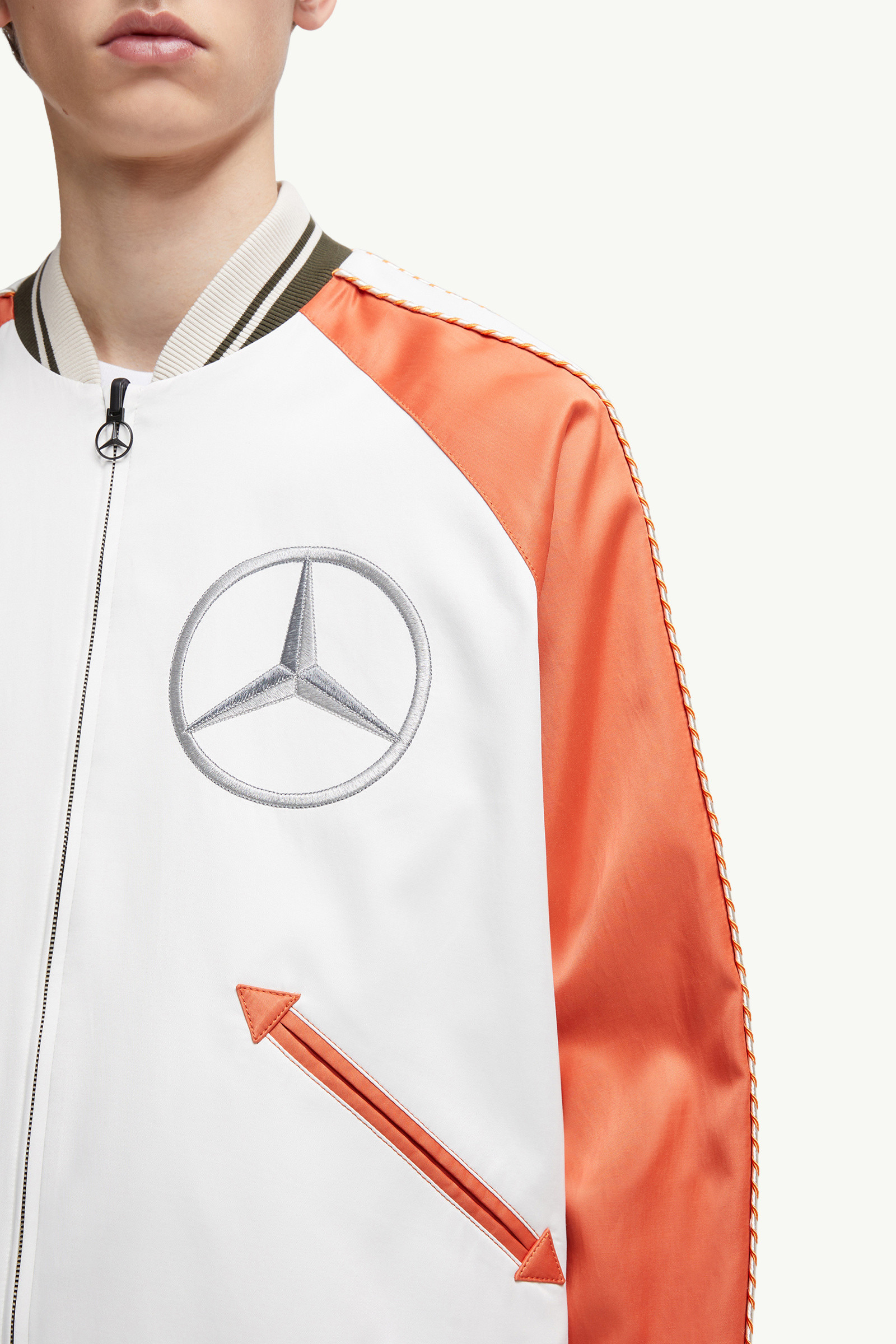 Moncler x Mercedes-Benz by NIGO Satet Reversible Satin Bomber - 6