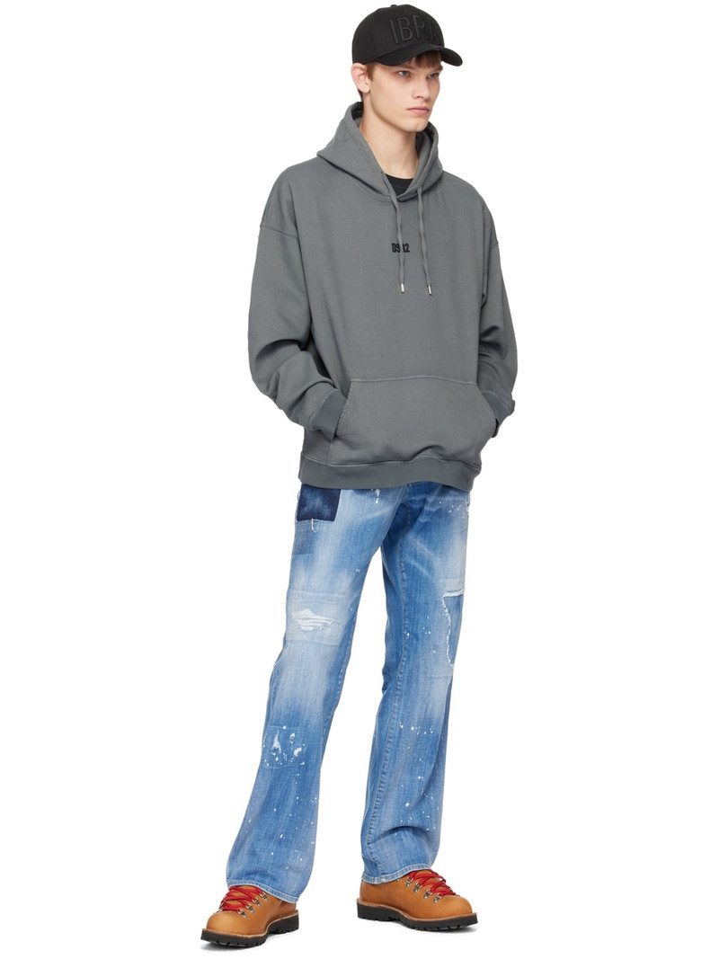 DSQUARED2 Gray Mini DSQ2 Hoodie outlook