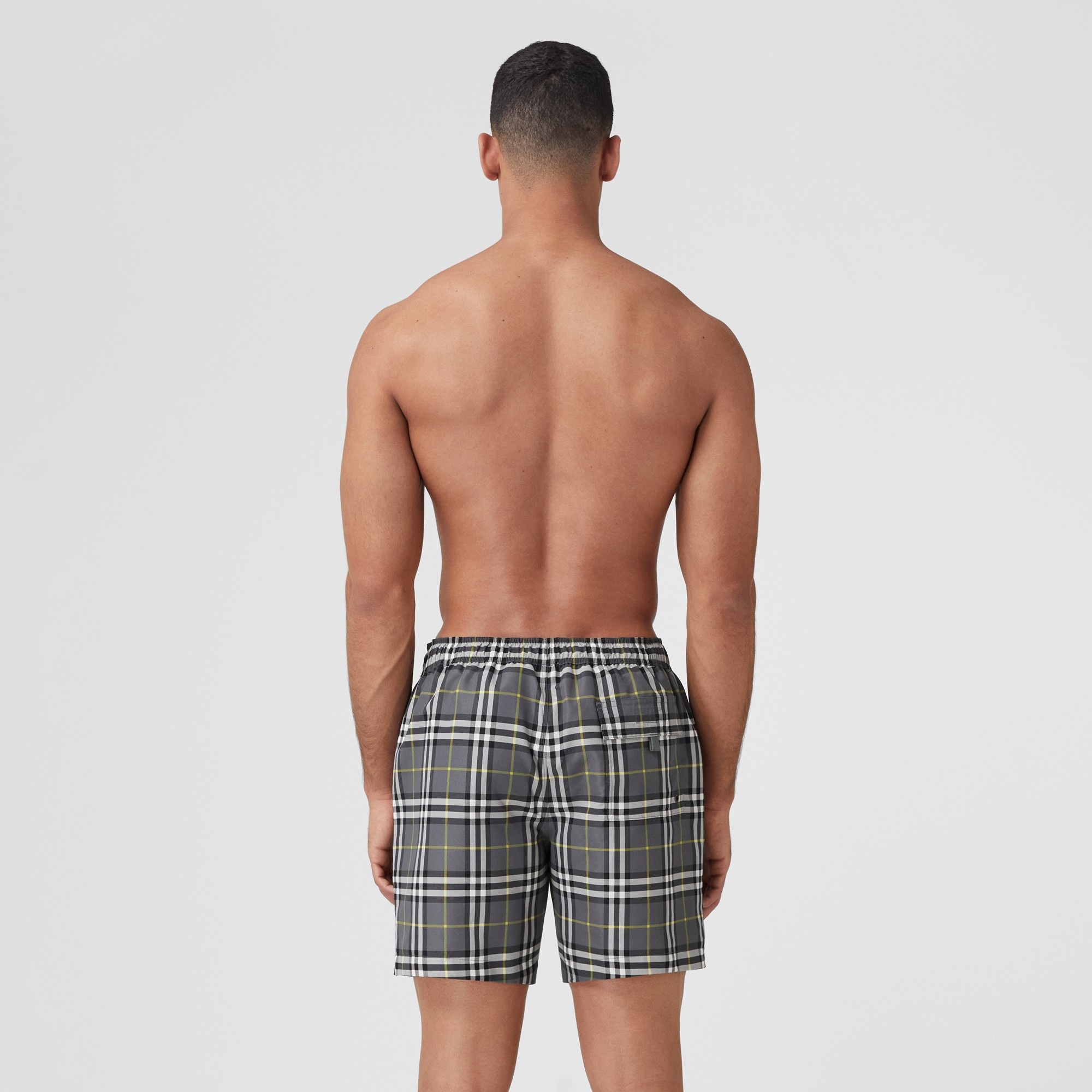 Check Drawcord Swim Shorts - 2