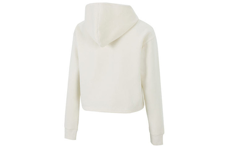 PUMA (WMNS) PUMA Essential Metallic Cropped Hoodie 'Beige' 847673-73 outlook