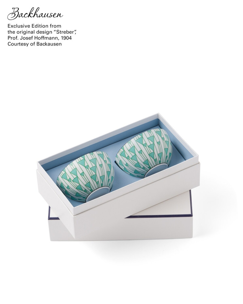 Porcelain cereal bowl set 4