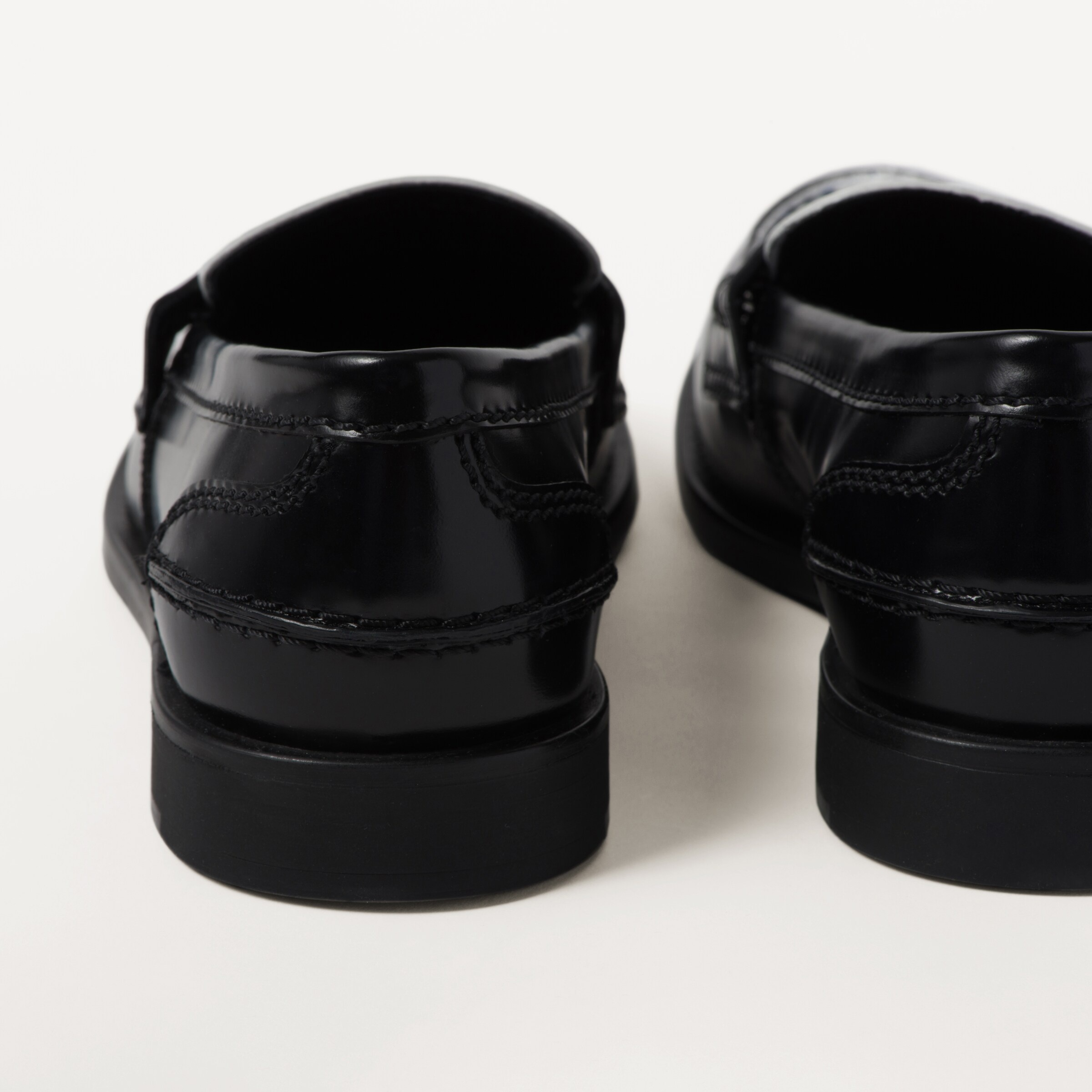 Leather penny loafers - 3