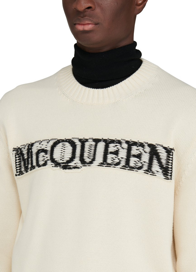 Logo crew neck sweater 4