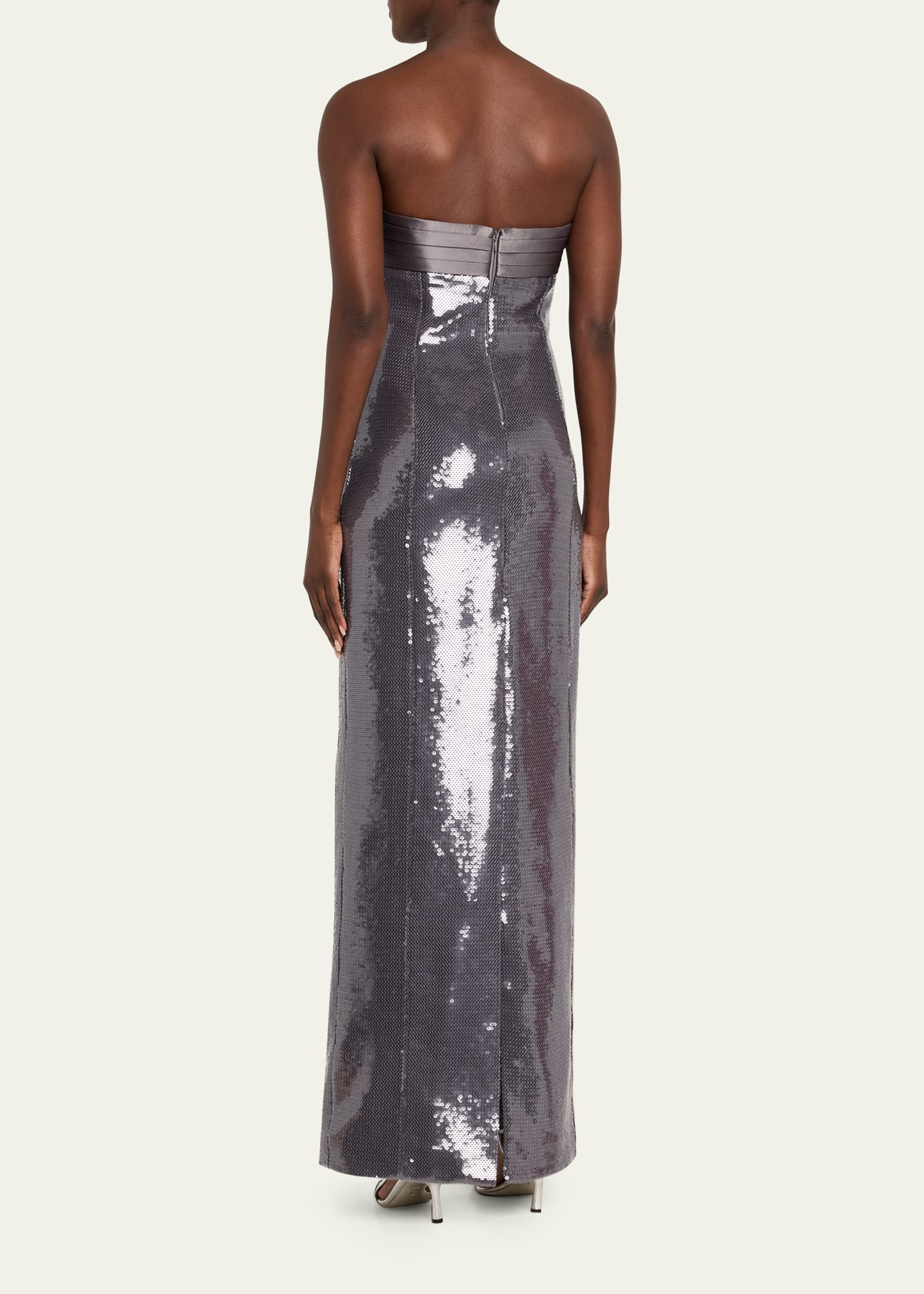 Kenia Strapless Sequined Dress - 3