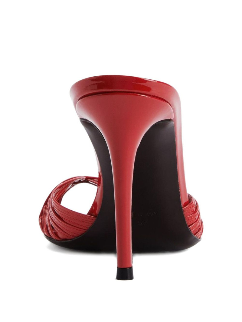 Giuseppe Zanotti 90mm Intriigo leather sandals outlook