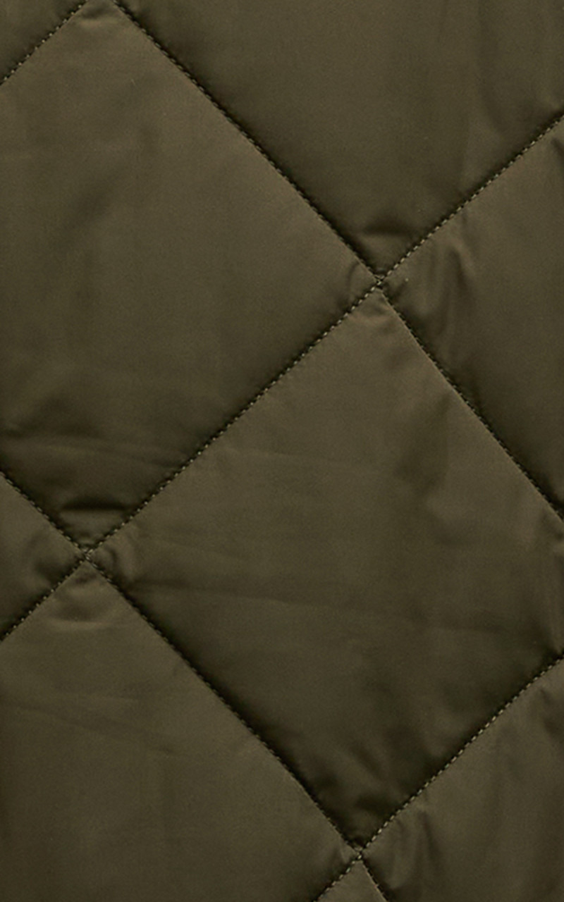 X KAPTAIN SUNSHINE QUILTED LINER KHAKI BROWN - 7