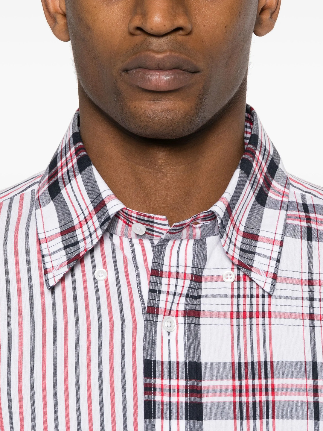 Straight Fit Button Down Shirt - 5