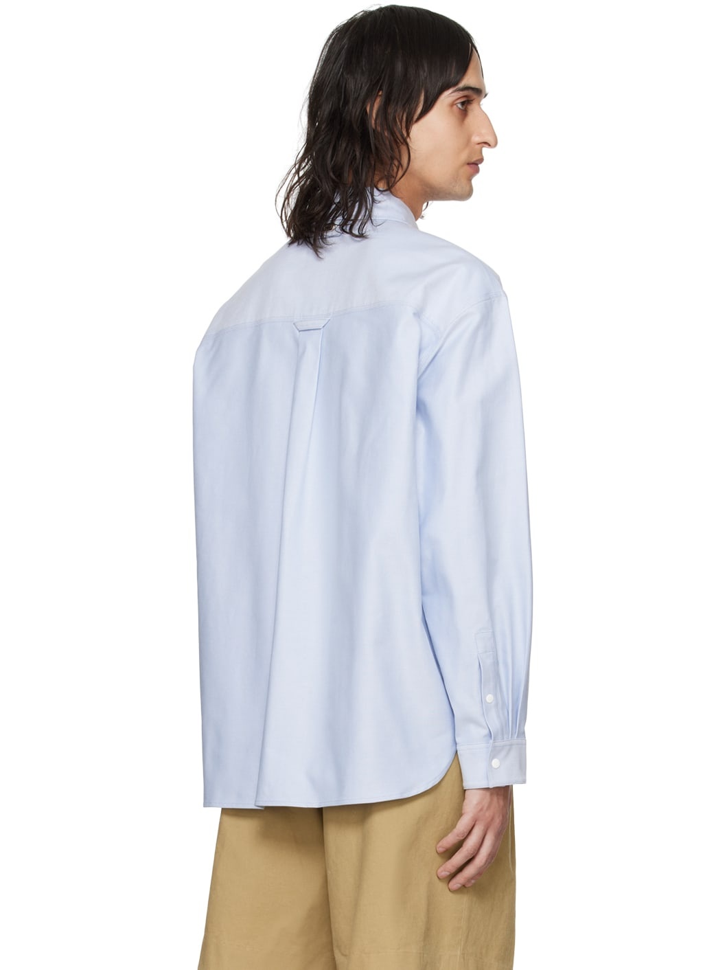 Blue Press-Stud Shirt - 3