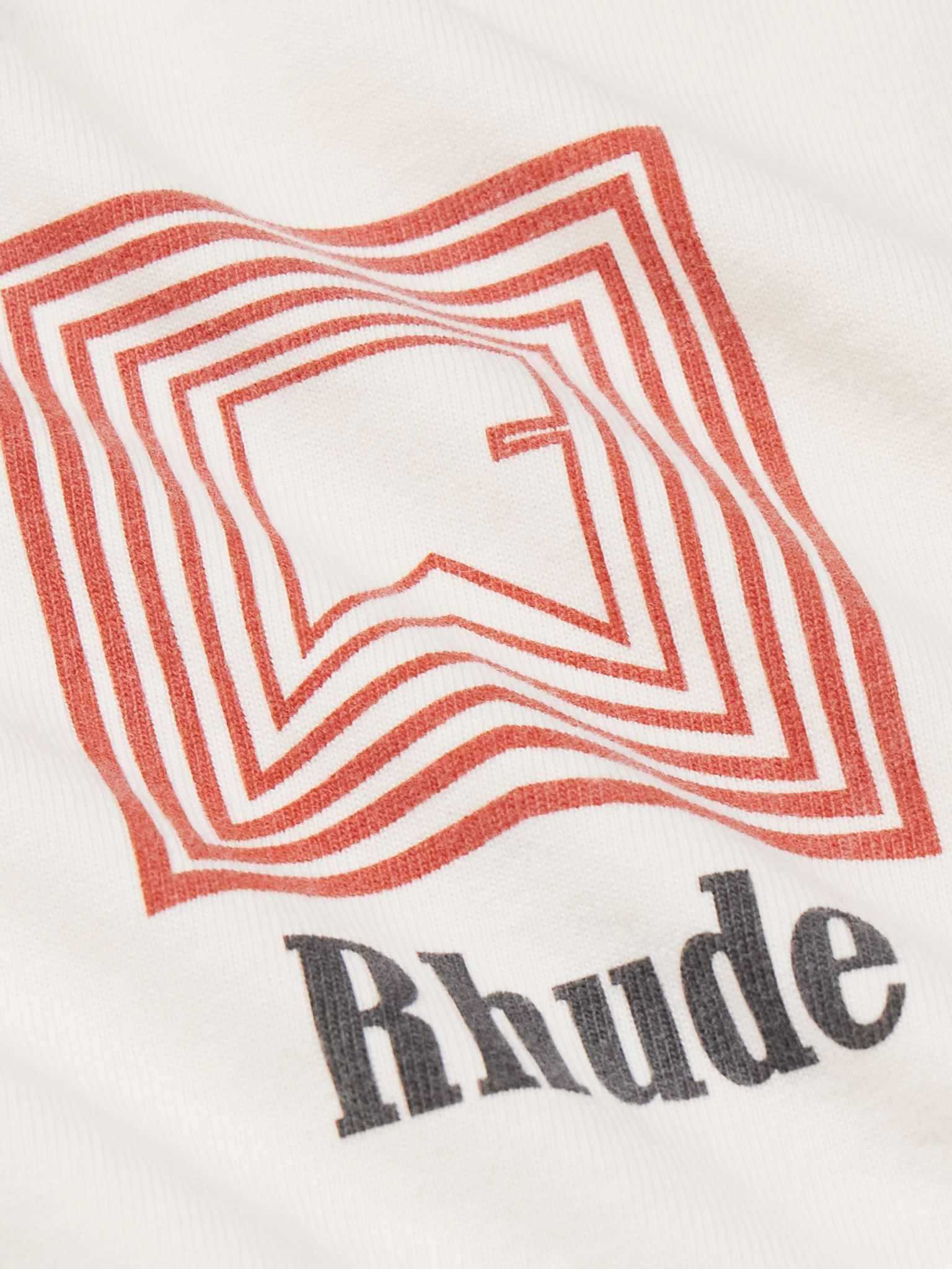 Logo-Print Cotton-Jersey T-Shirt White - 4