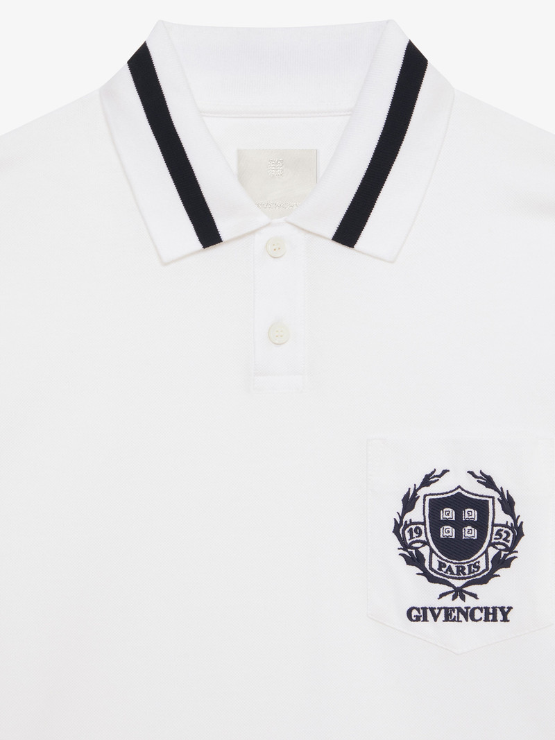 GIVENCHY CREST POLO SHIRT IN COTTON 5