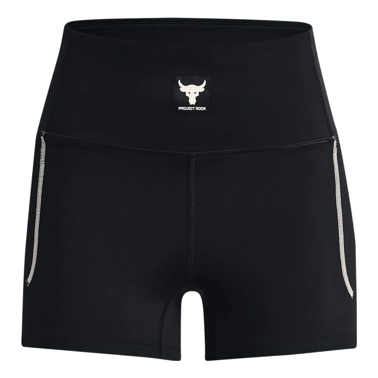 (WMNS) Under Armour Project Rock Meridian Shorts 'Black' 1377461-001 - 1