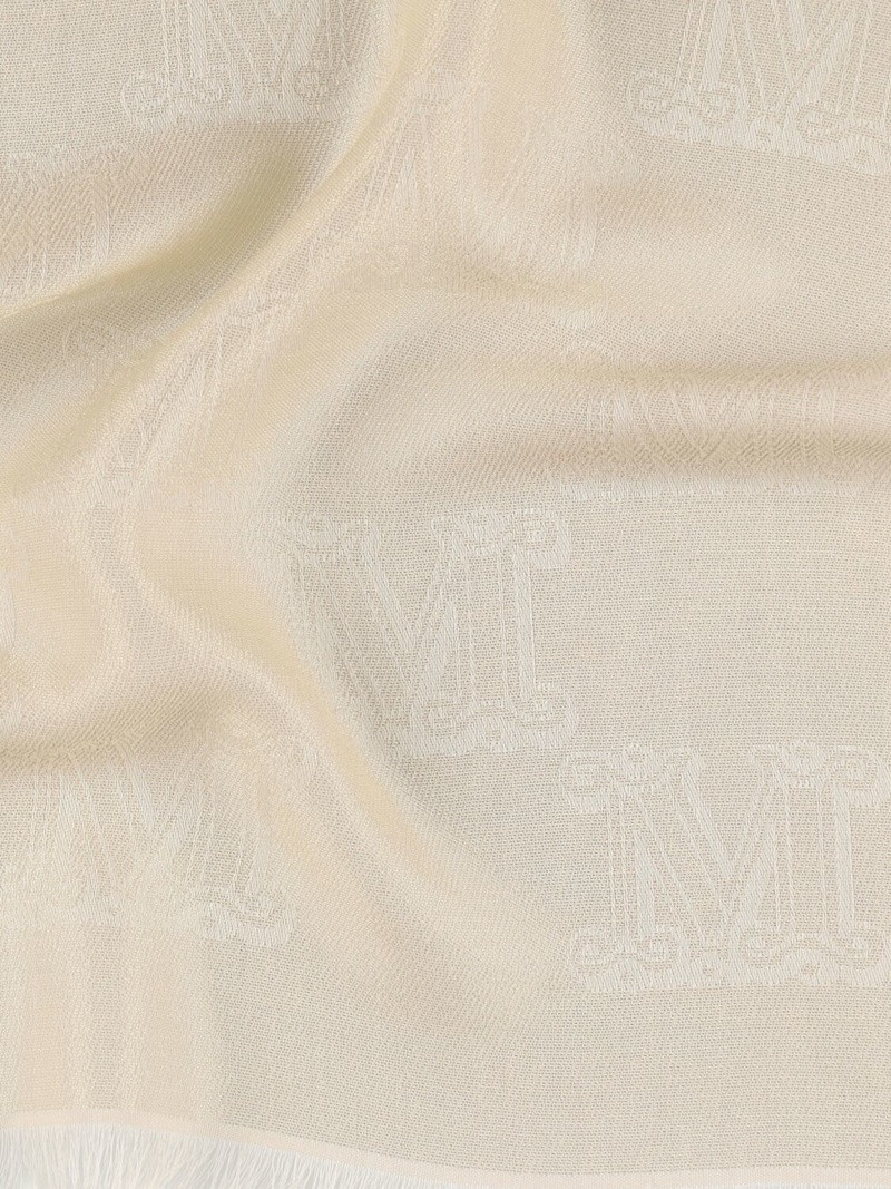 Max Mara Whisky monogram jacquard lurex scarf outlook