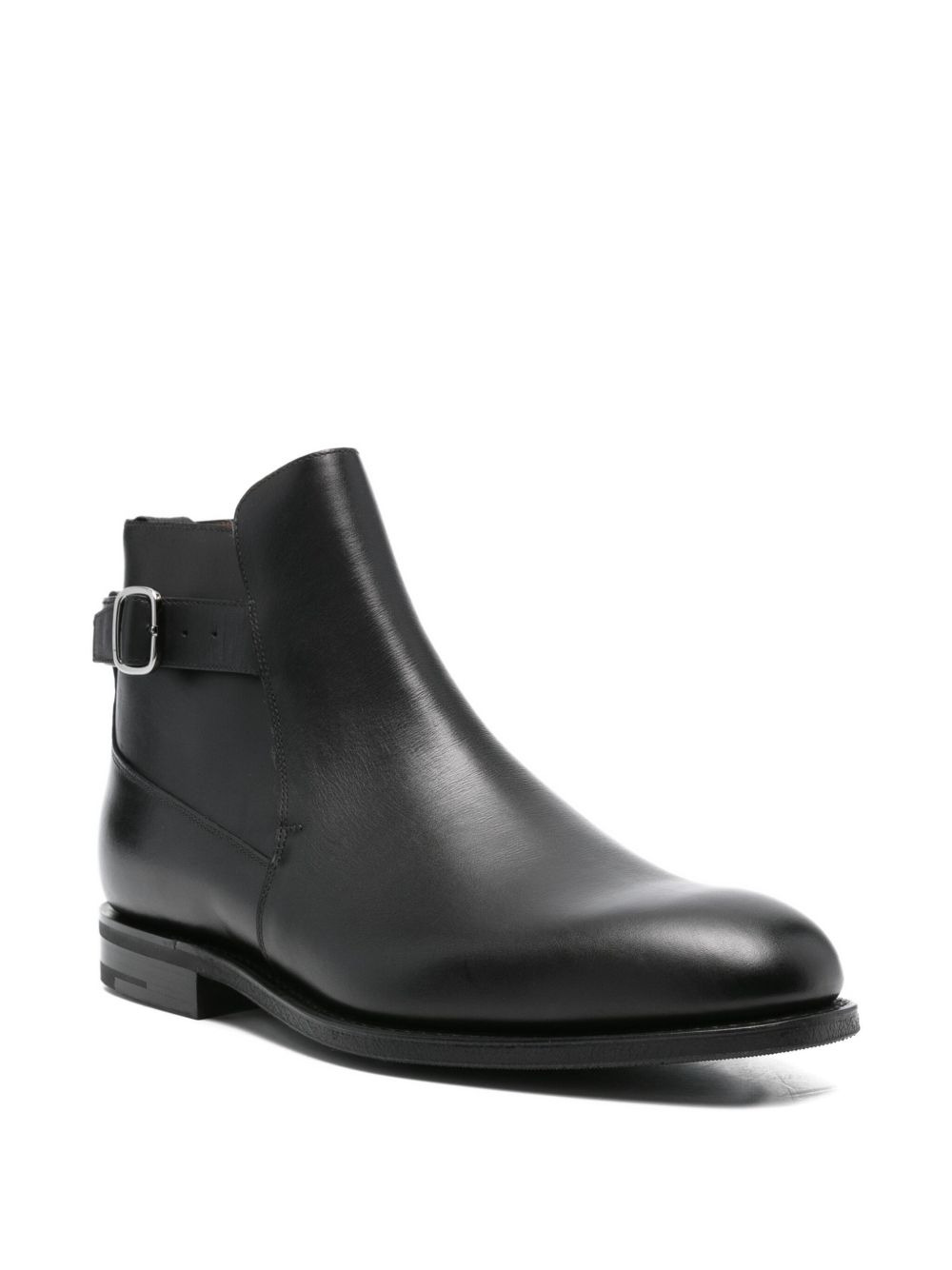 buckle-fastening leather ankle boots - 2
