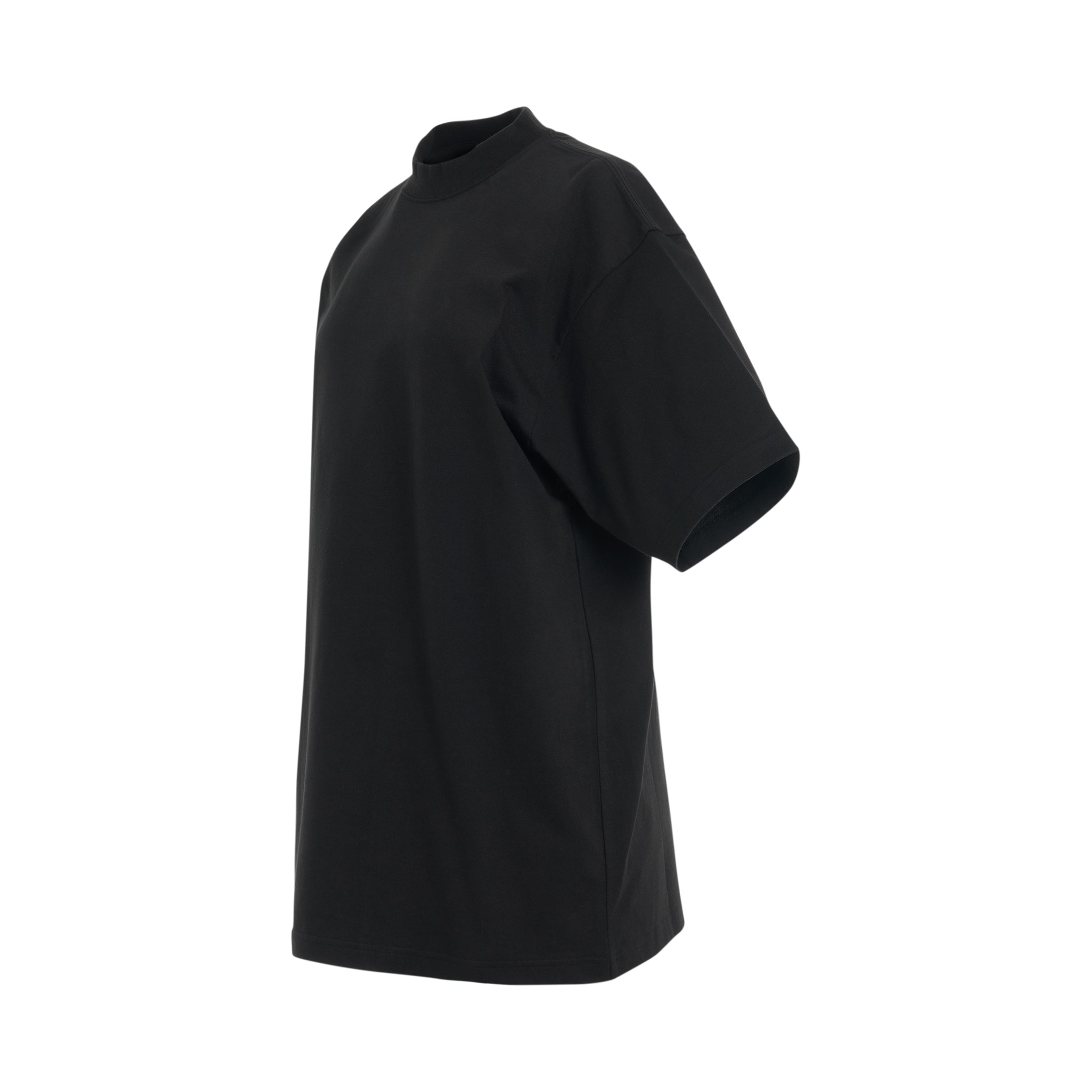 BB Paris Rhinestone T-Shirt in Washed Black - 2