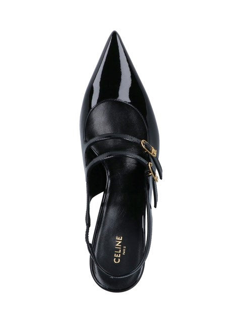 Celine Women Mary Jane Slingback Pumps - 5